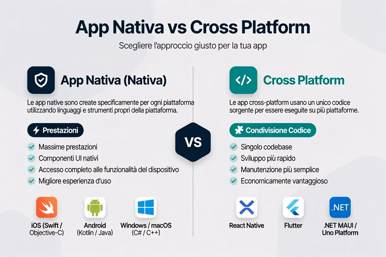 App nativa o cross-platform: la guida per chi non è tecnico